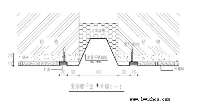 室外變形縫