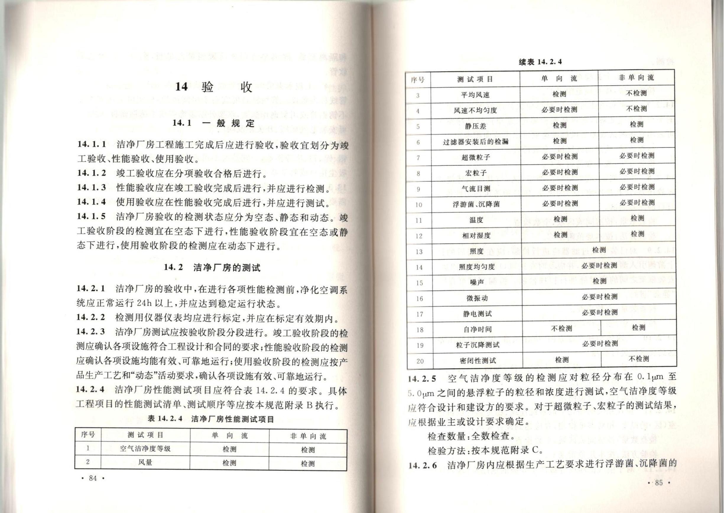 潔凈廠房施工及質(zhì)量驗(yàn)收規(guī)范GB51110-2015